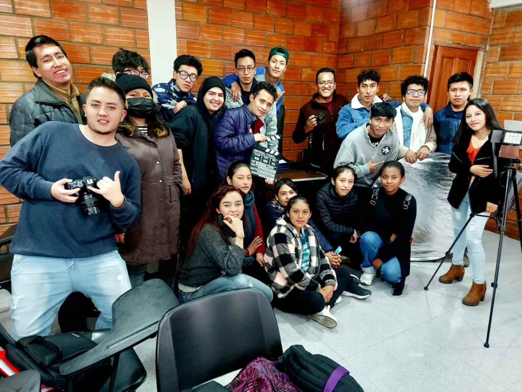 En clases de fotografía